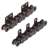 Single-Strand Roller Chains with fastening elements