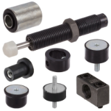 Rubber-Metal Bump Stops, Shock Absorbers and Profile Damper