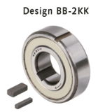 MAE-FREILAUF-BB-2K-K - Ball bearing freewheels, Design BB-2K-K
