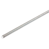 DIN 976-1-A-10.9-RH-VZ - Metric Threaded Bars DIN 976-1 Shape A (ex DIN 975), Material 10.9 zinc-plated, Length 1m, Right-Handed