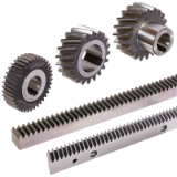 Precision spur gears and Gear racks