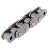 DIN ISO 606-E-RK-GL-RF - Single-Strand Roller Chains similar to DIN ISO 606, Stainless Steel, with Straight Plates