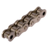 DIN ISO 606-E-RK-STVN - Single-Strand Roller Chains, similar to DIN ISO 606 (formerly DIN 8187), Nickel-Plated