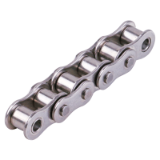 DIN ISO 606-E-RK-PREMIUM-RF - Single-Strand Roller Chains Similar to DIN ISO 606 (formerly DIN 8187), Stainless Steel, Premium