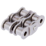 grk_nr15-c_z-rk_rf - Base body, Connecting Links for Double-Strand Roller Chains DIN ISO 606 (formerly DIN 8187), Stainless, No. 15/C