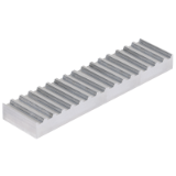 KLPL-RL-T-AT-HTD-PR-AL - Placas de sujeción en bruto para correas dentadas, material aluminio, perfil T, AT y HTD